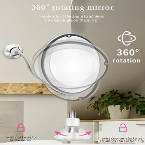 Magnifying LED Lighted Makeup Mirror